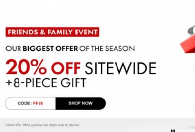Vichy Canada Friends & Family Promo Code Sale:  20% off Sitewide + 8 Piece Gift Set When You Spend $100