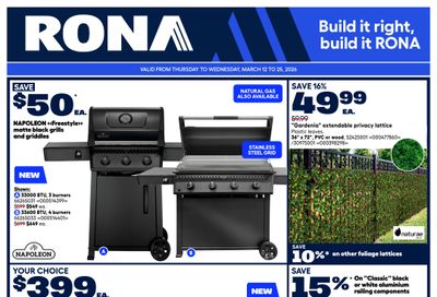 Rona & Rona+ (ON) Flyer March 12 to 25