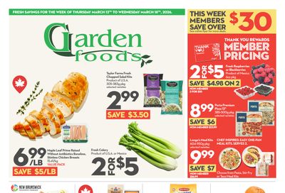 Garden Foods Flyer March 12 to 18