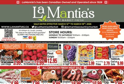 LaMantia's Flyer March 12 to 18