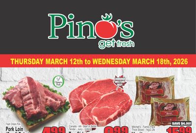 Pino's Flyer March 12 to 18