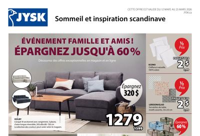 JYSK (QC) Flyer March 12 to 25