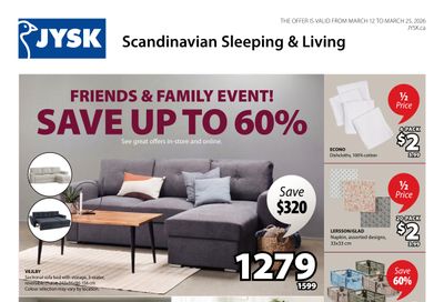 JYSK Flyer March 12 to 25