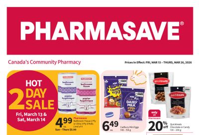 Pharmasave (ON & West) Flyer March 13 to 26