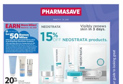 Pharmasave (ON & West) Beauty Flyer March 13 to 26