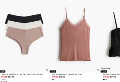 H&M Canada Sale: Save up to 75% Off Women’s, Men’s Clothing and Home Products