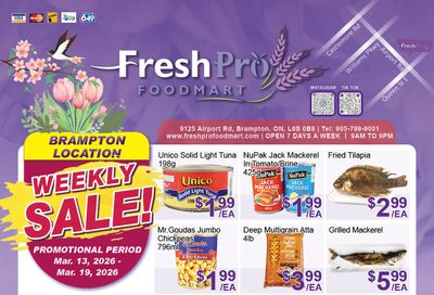 FreshPro Foodmart (Brampton) Flyer March 13 to 19
