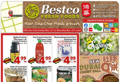 BestCo Food Mart (Downtown Toronto) Flyer March 13 to 19