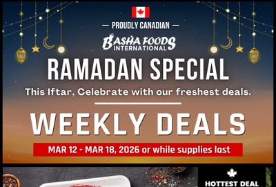 Basha Foods International Flyer March 12 to 18