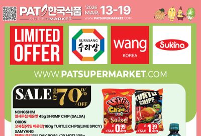 PAT Mart Flyer March 13 to 19