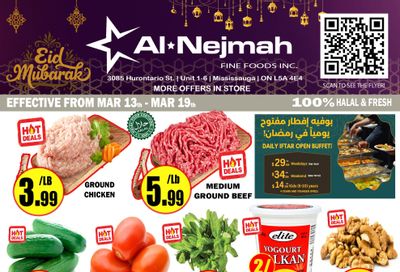 Alnejmah Fine Foods Inc. Flyer March 13 to 19