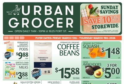 Urban Grocer Flyer March 13 to 19