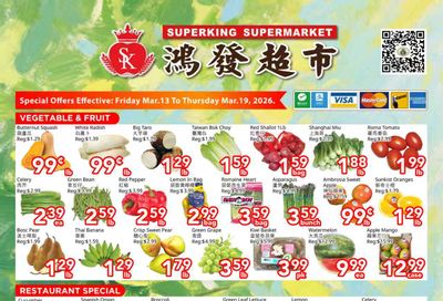 Superking Supermarket (North York) Flyer March 13 to 19