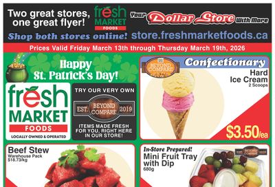 Fresh Market Foods Flyer March 13 to 19