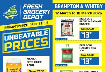 Fresh Grocery Depot Flyer March 12 to 18