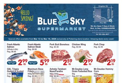 Blue Sky Supermarket (Pickering) Flyer March 13 to 19