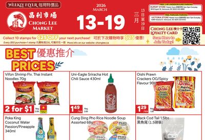 Chong Lee Market Flyer March 13 to 19