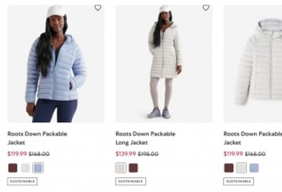 Roots Canada Wintery Essentials Sale: Save up to 40% on Jackets, Parkas, and More
