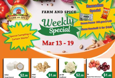 Farm And Spice Grocers Flyer March 13 to 19