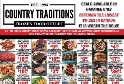 Country Traditions Flyer March 12 to 19