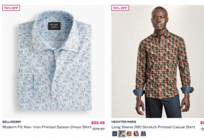 Tip Top Canada: up to 50% off Suit Separates + Clearance up to 70% off