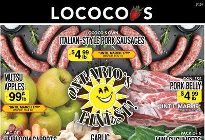 Lococo's Flyer March 16 to 19