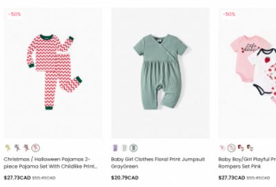 PatPat Canada: Clearance up to 70% off + Free Easter Basket When You Spend $129