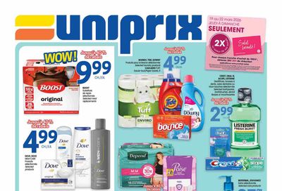 Uniprix Flyer March 19 to 25
