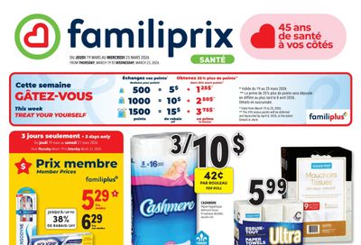 Familiprix Sante Flyer March 19 to 25
