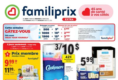 Familiprix Extra Flyer March 19 to 25