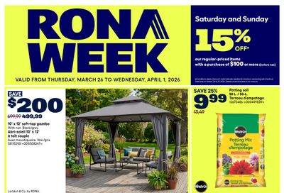 Rona & Rona+ (Atlantic) Flyer March 19 to April 1