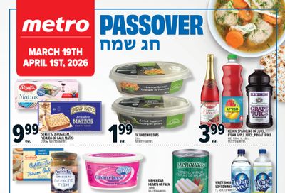 Metro (ON) Passover Flyer March 19 to 25