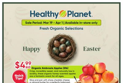 Healthy Planet Flyer March 19 to April 1