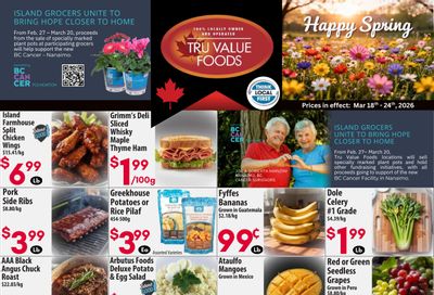 Tru Value Foods Flyer March 18 to 24