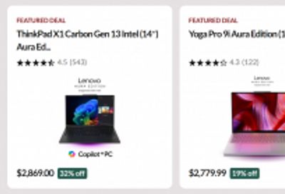 Lenovo Canada: Weekly Deals up to 50% off