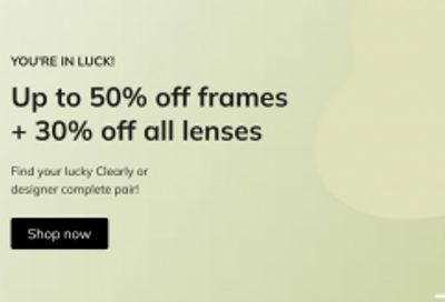 Clearly Canada: up to 20% off Contacts + Free Shipping + up to 50% off Frames & 30% off Lenses