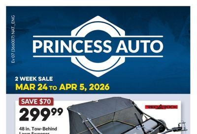 Princess Auto Flyer March 24 to April 5