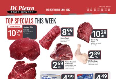 Di Pietro Food Centre Flyer March 19 to 25