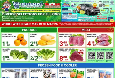 88 Supermarket Flyer March 19 to 25