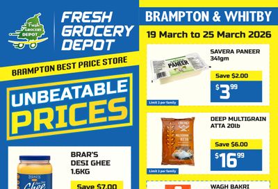 Fresh Grocery Depot Flyer March 19 to 25