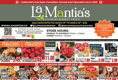 LaMantia's Flyer March 19 to 25