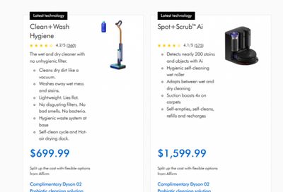 Dyson Canada: Save up to $200 on Select Technology