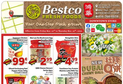 BestCo Food Mart (Downtown Toronto) Flyer March 20 to 26