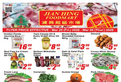 Jian Hing Foodmart (Scarborough) Flyer March 20 to 26