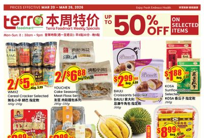 Terra Foodmart Flyer March 20 to 26