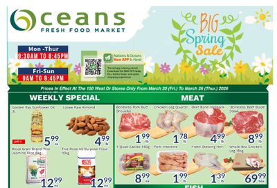 Oceans Fresh Food Market (Brampton) Flyer March 20 to 26
