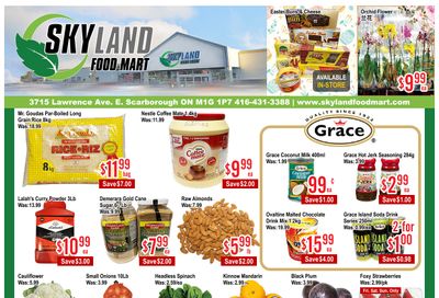 Skyland Food Mart Flyer March 20 to 26