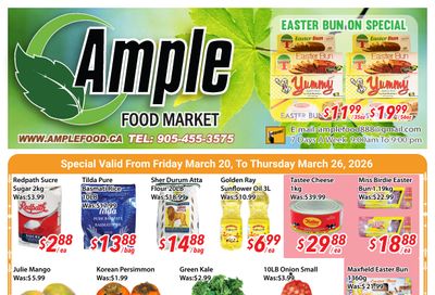 Ample Food Market (Brampton) Flyer March 20 to 26