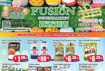 Fusion Supermarket (Scarborough) Flyer March 20 to 26