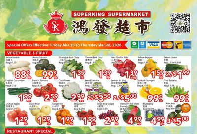 Superking Supermarket (North York) Flyer March 20 to 26